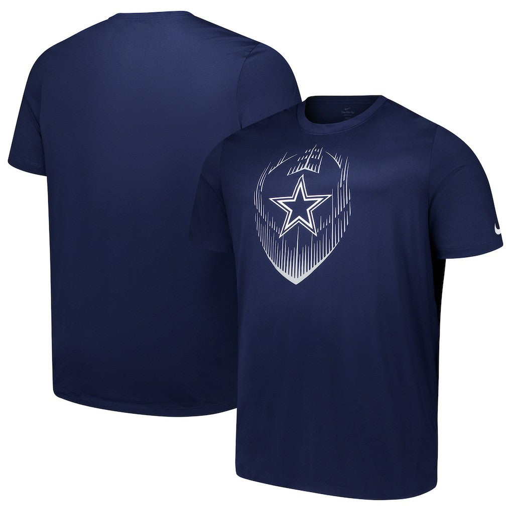 Dallas Cowboys Big & Tall Blitz Legend Icon T-Shirt - Navy | Nike cheap
