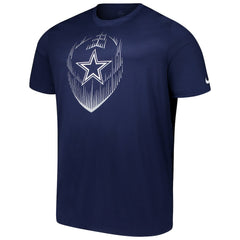Dallas Cowboys Big & Tall Blitz Legend Icon T-Shirt - Navy | Nike cheap