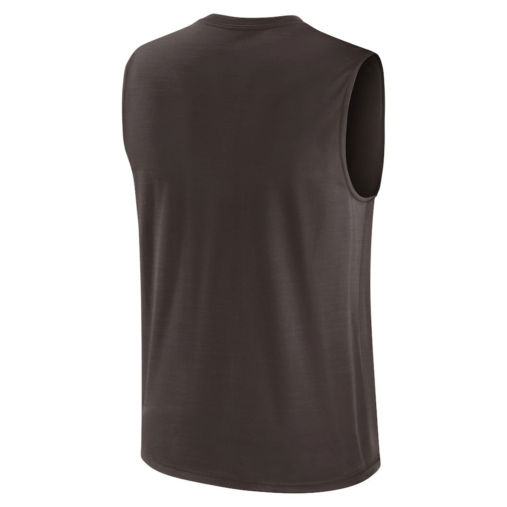 Cleveland Browns Blitz Legend Dri-FIT Muscle Tank Top - Brown | Nike cheap