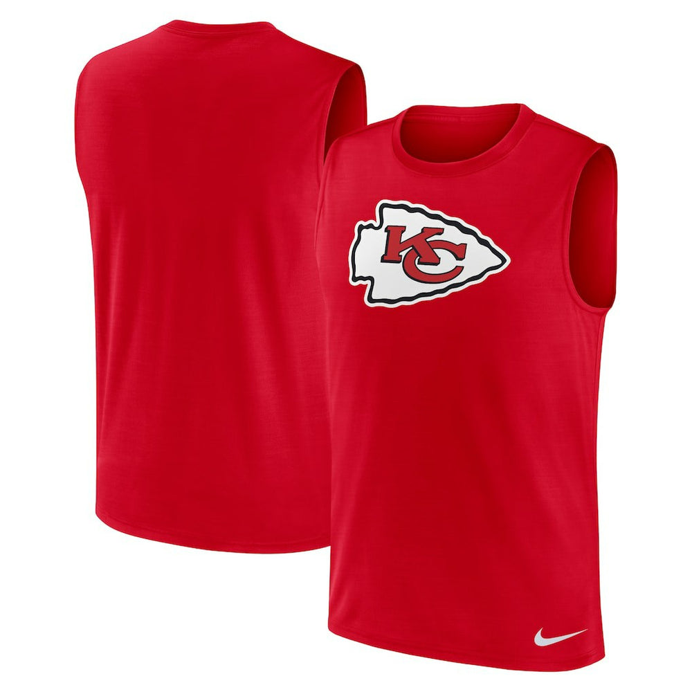 Kansas City Chiefs Blitz Legend Dri-FIT Muscle Tank Top - Red | Nike on sale