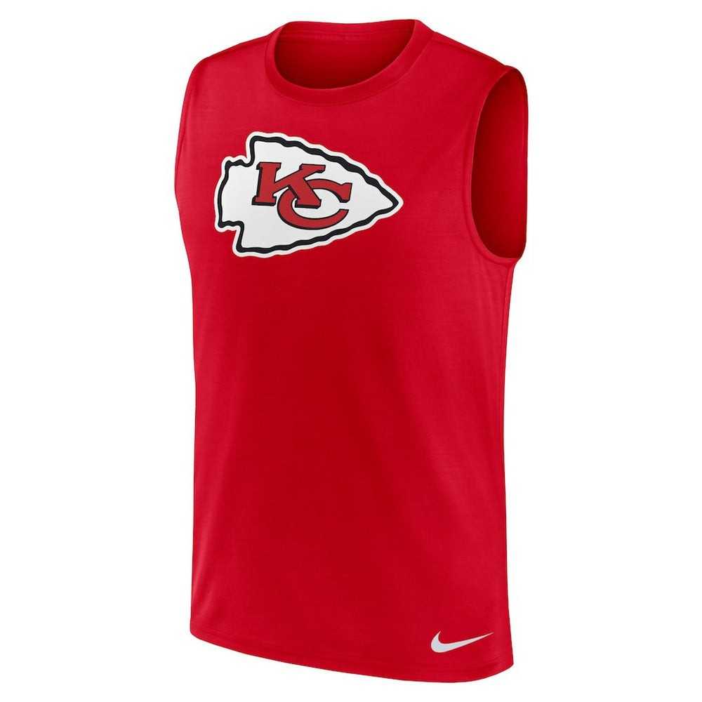 Kansas City Chiefs Blitz Legend Dri-FIT Muscle Tank Top - Red | Nike on sale