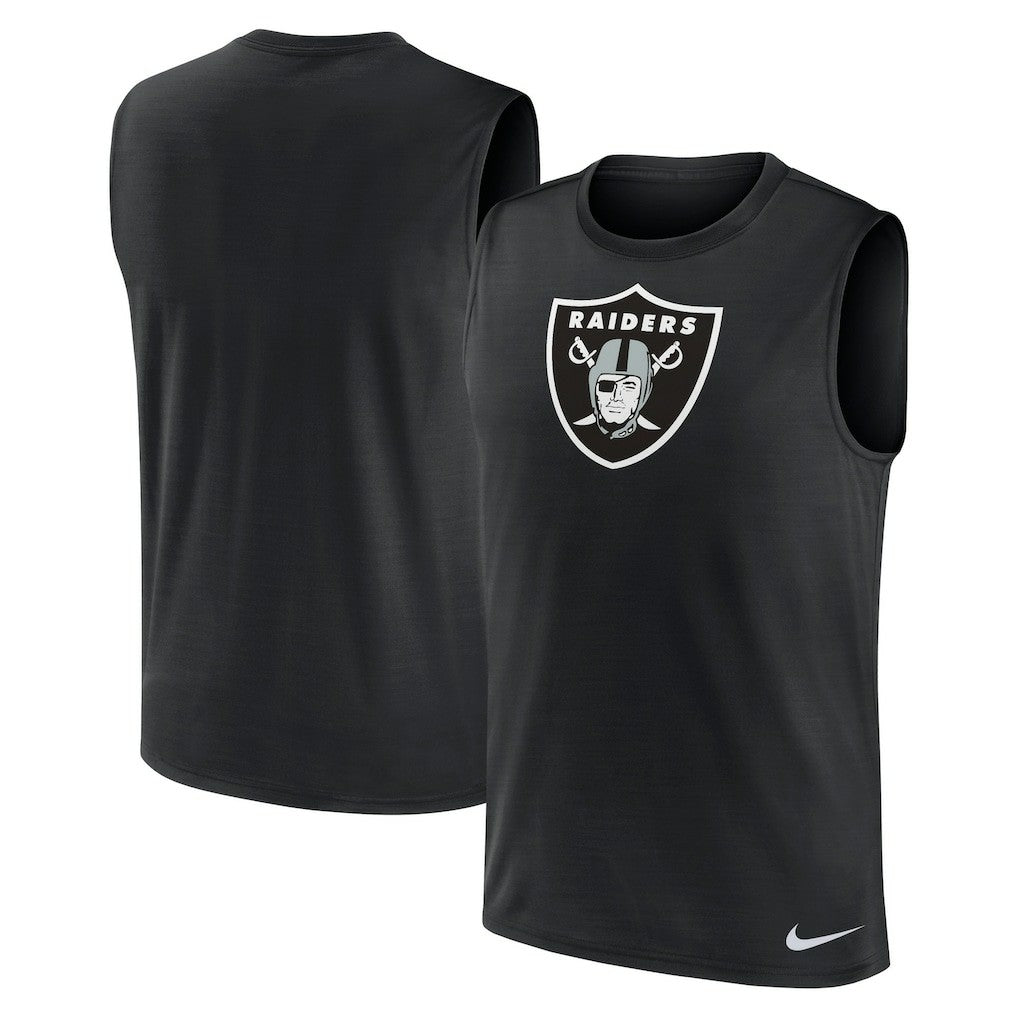 Las Vegas Raiders Blitz Legend Dri-FIT Muscle Tank Top - Black | Nike on sale