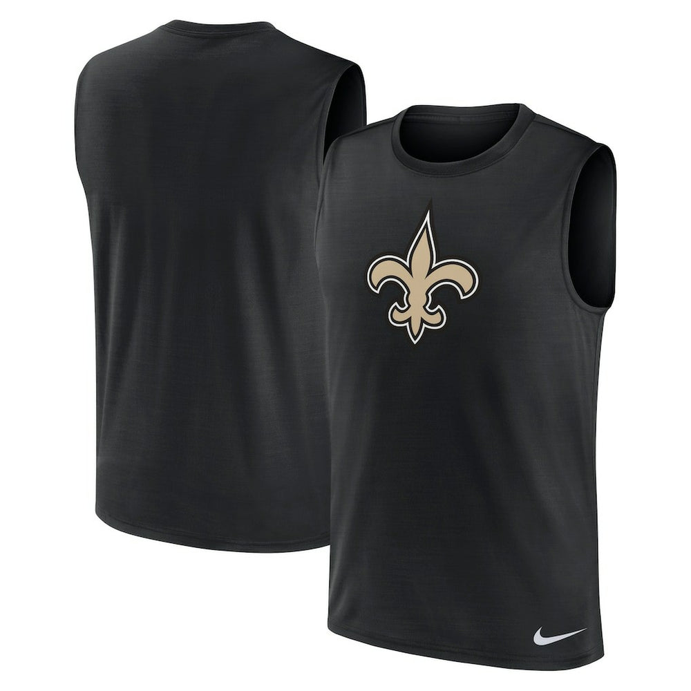 New Orleans Saints Blitz Legend Dri-FIT Muscle Tank Top - Black | Nike for sale