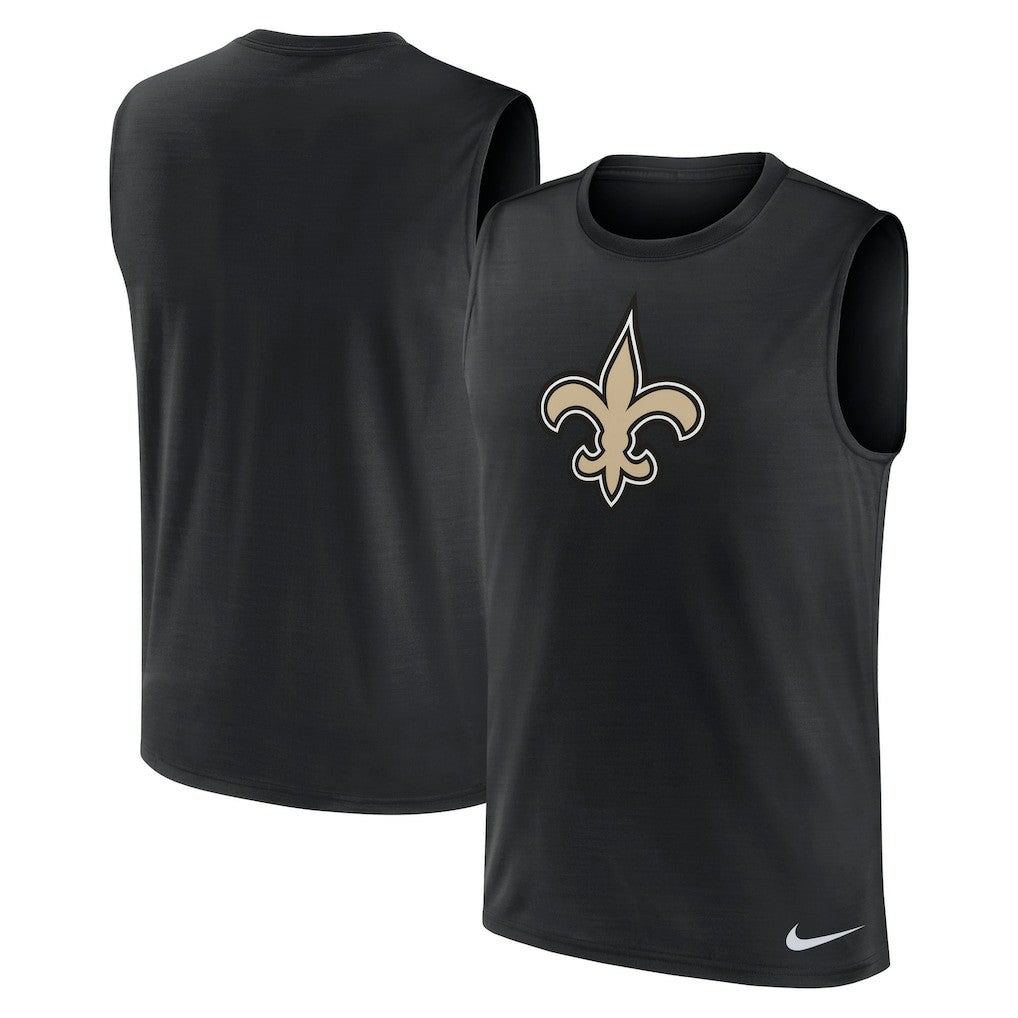 New Orleans Saints Blitz Legend Dri-FIT Muscle Tank Top - Black | Nike for sale