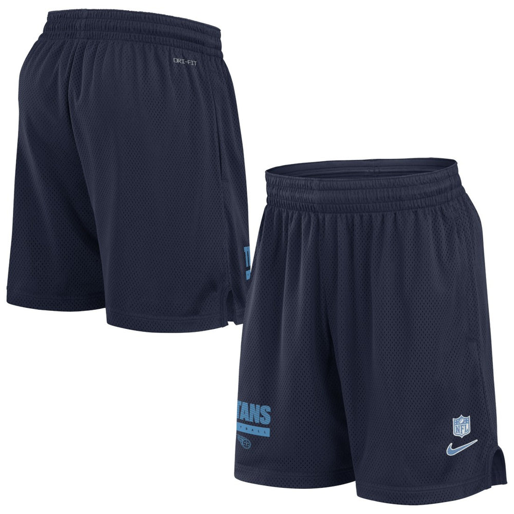 Tennessee Titans 2024 Sideline Performance Mesh Shorts - Navy | Nike for sale