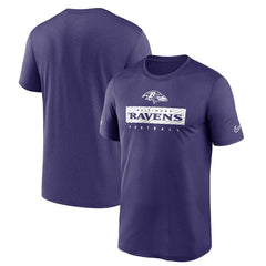 Baltimore Ravens Sideline Legend Performance T-Shirt - Purple | Nike on sale