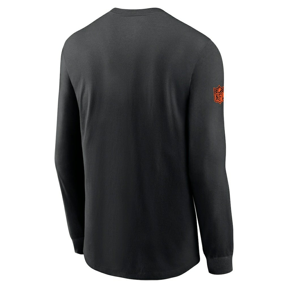 Cincinnati Bengals Sideline Dri-FIT Long Sleeve T-Shirt - Black | Nike discount