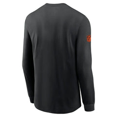 Cincinnati Bengals Sideline Dri-FIT Long Sleeve T-Shirt - Black | Nike discount