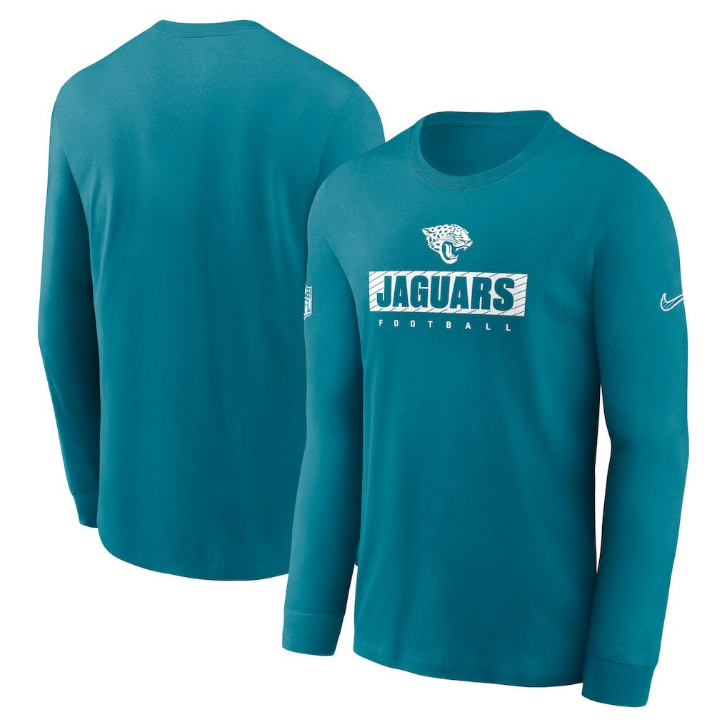 Jacksonville Jaguars Sideline Dri-FIT Long Sleeve T-Shirt - Teal | Nike discount