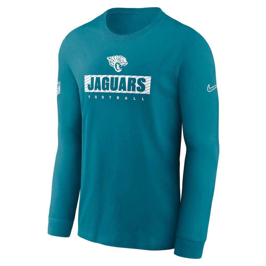Jacksonville Jaguars Sideline Dri-FIT Long Sleeve T-Shirt - Teal | Nike discount