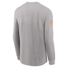 Miami Dolphins Sideline Dri-FIT Long Sleeve T-Shirt - Gray | Nike cheap