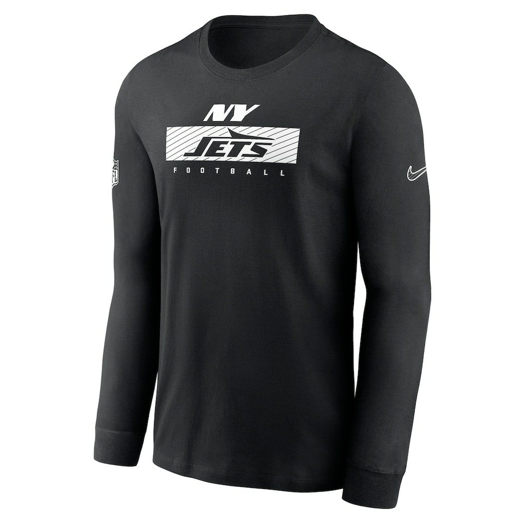 New York Jets Sideline Dri-FIT Long Sleeve T-Shirt - Black | Nike outlet