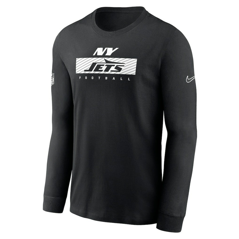 New York Jets Sideline Dri-FIT Long Sleeve T-Shirt - Black | Nike outlet
