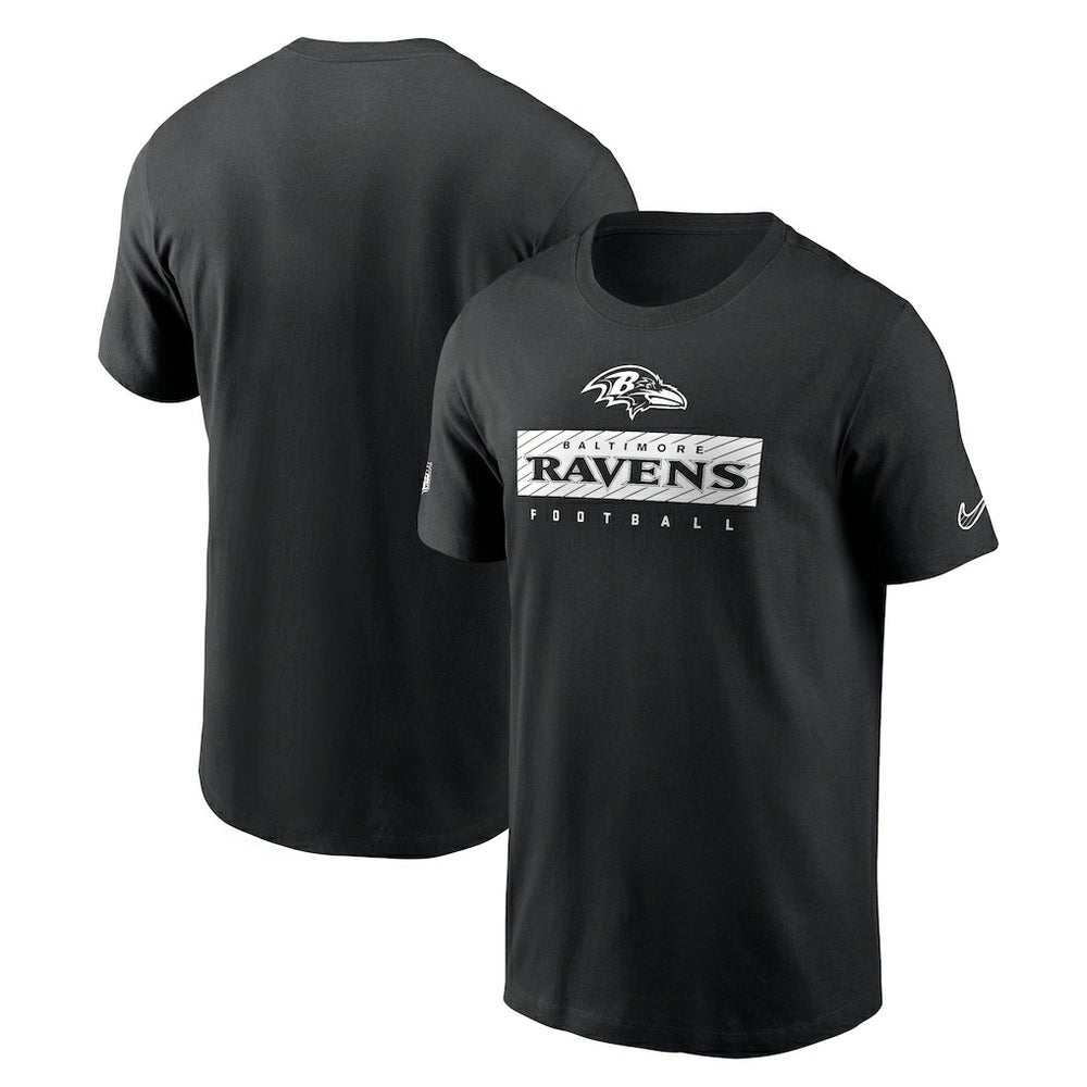 Baltimore Ravens Sideline Performance T-Shirt - Black | Nike for sale
