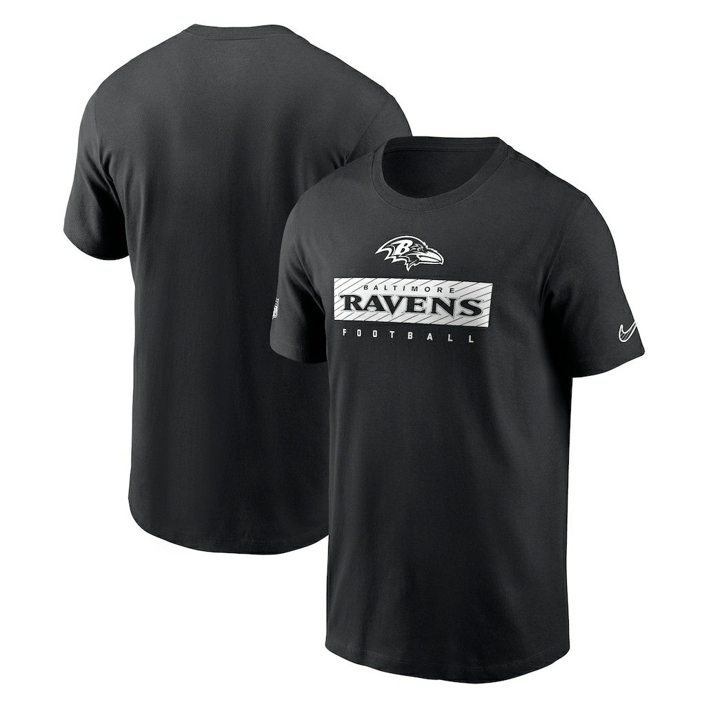 Baltimore Ravens Sideline Performance T-Shirt - Black | Nike for sale