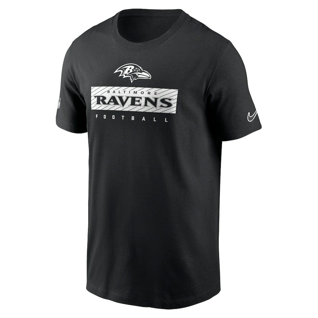 Baltimore Ravens Sideline Performance T-Shirt - Black | Nike for sale