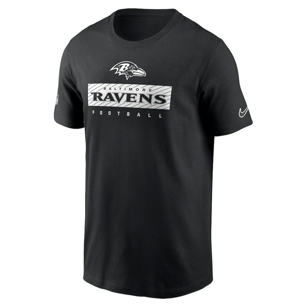 Baltimore Ravens Sideline Performance T-Shirt - Black | Nike for sale