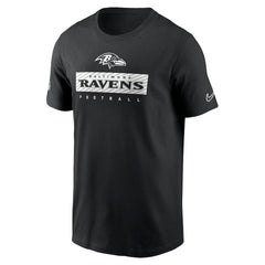 Baltimore Ravens Sideline Performance T-Shirt - Black | Nike for sale