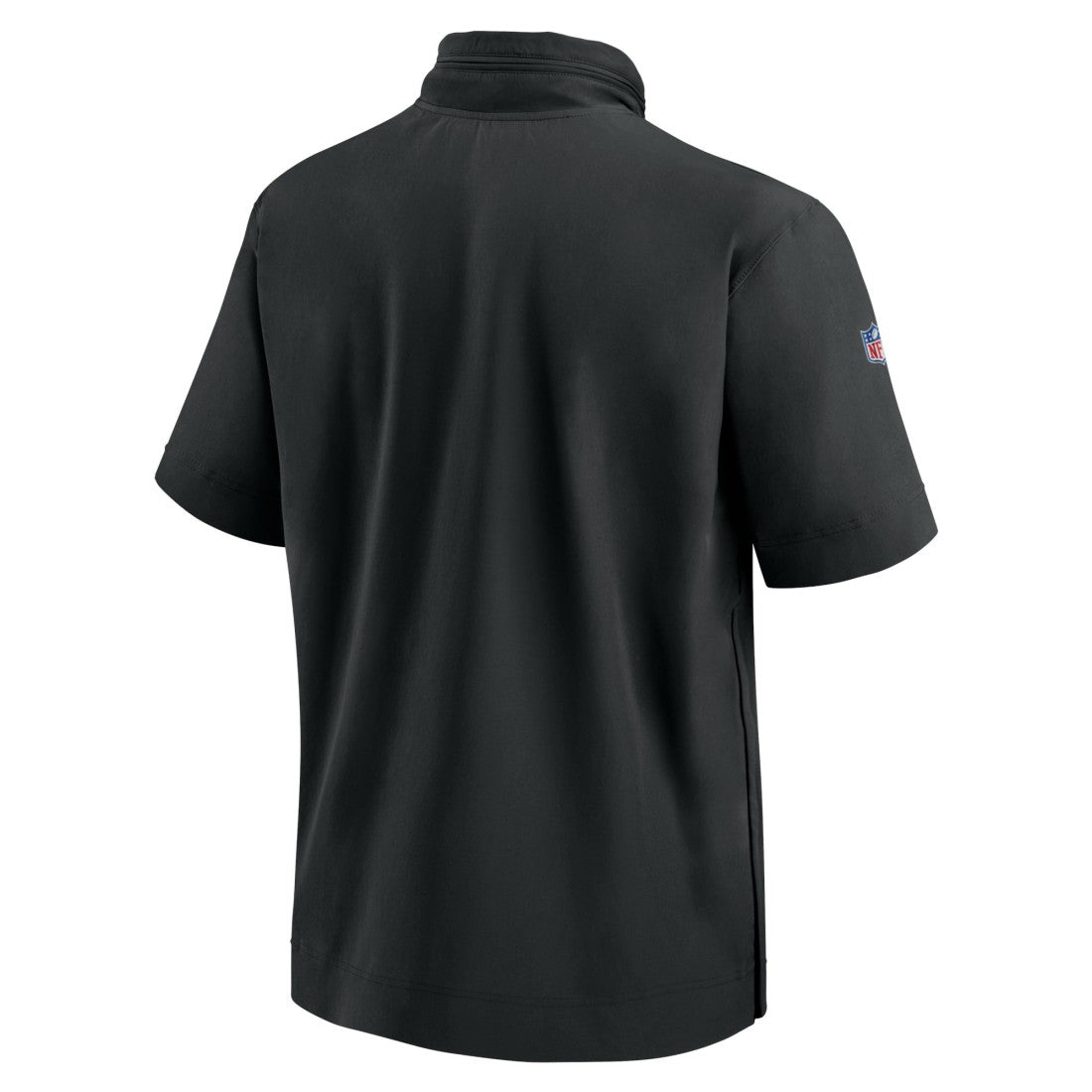 New York Jets 2024 Sideline Coach Short Sleeve Half-Zip Hoodie Jacket - Black | Nike on sale