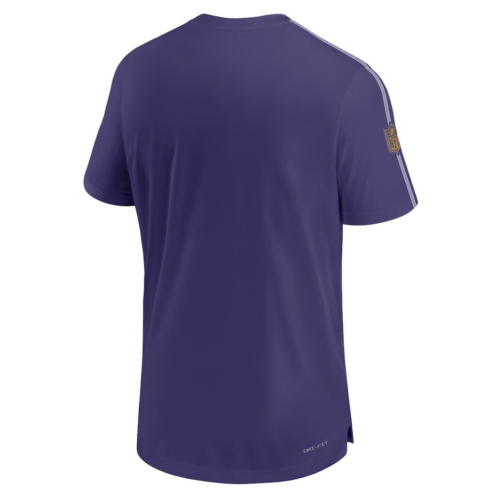 Baltimore Ravens 2024 Sideline Coach UV Performance T-Shirt - Purple | Nike cheap