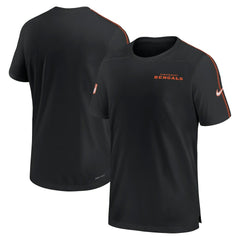 Cincinnati Bengals 2024 Sideline Coach UV Performance T-Shirt - Black | Nike on sale