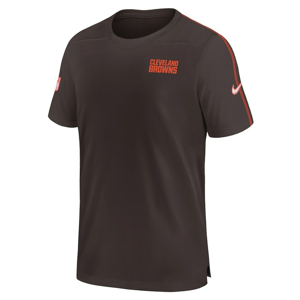 Cleveland Browns 2024 Sideline Coach UV Performance T-Shirt - Brown | Nike on sale
