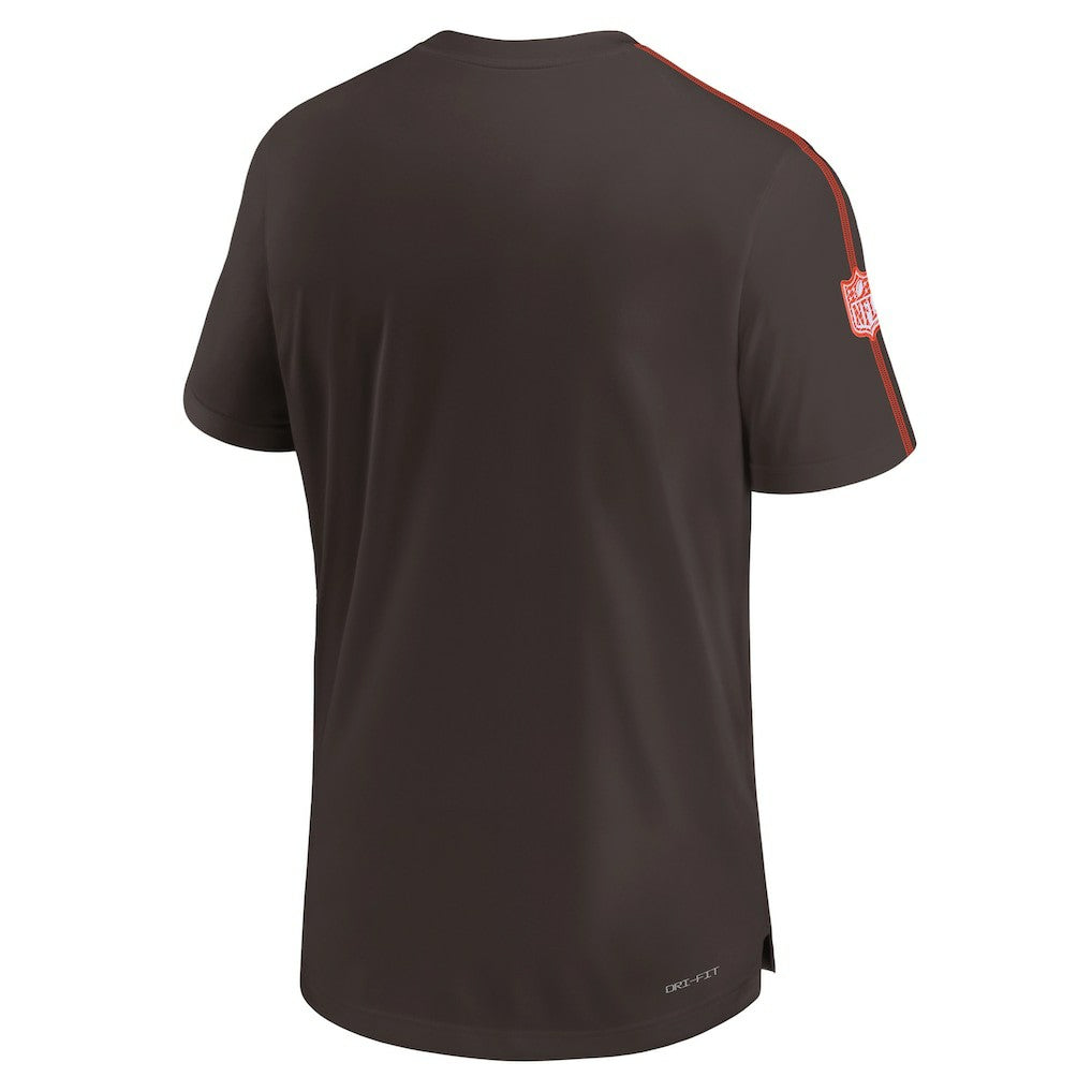 Cleveland Browns 2024 Sideline Coach UV Performance T-Shirt - Brown | Nike on sale