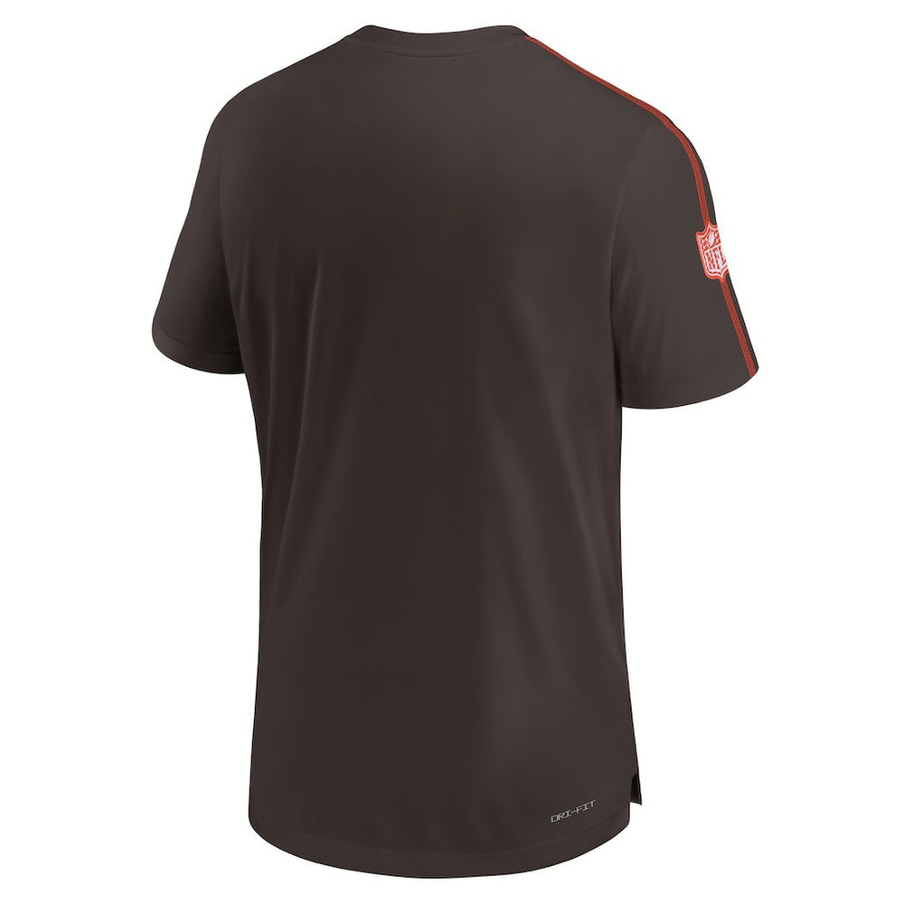 Cleveland Browns 2024 Sideline Coach UV Performance T-Shirt - Brown | Nike on sale