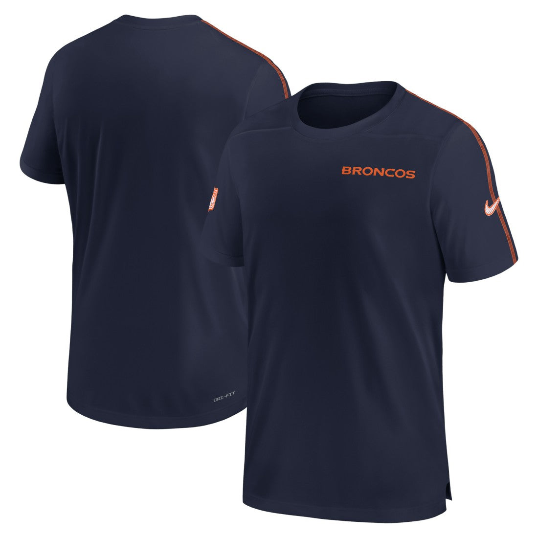Denver Broncos 2024 Sideline Coach UV Performance T-Shirt - Navy | Nike outlet