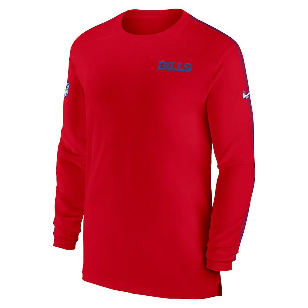 Buffalo Bills Sideline Coach UV Performance Long Sleeve T-Shirt - Red | Nike discount