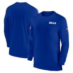 Buffalo Bills Sideline Coach UV Performance Long Sleeve T-Shirt - Royal | Nike for sale