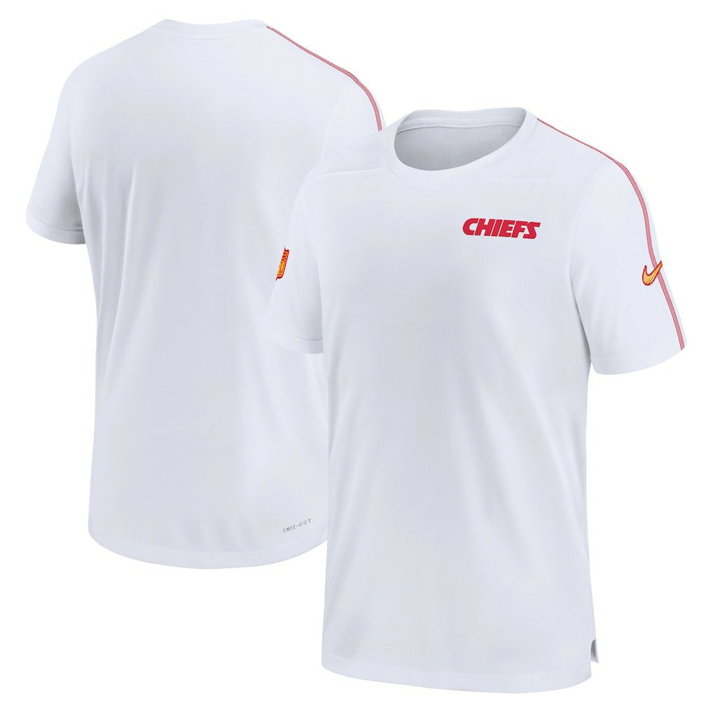 Kansas City Chiefs 2024 Sideline Coach UV Performance T-Shirt - White | Nike online
