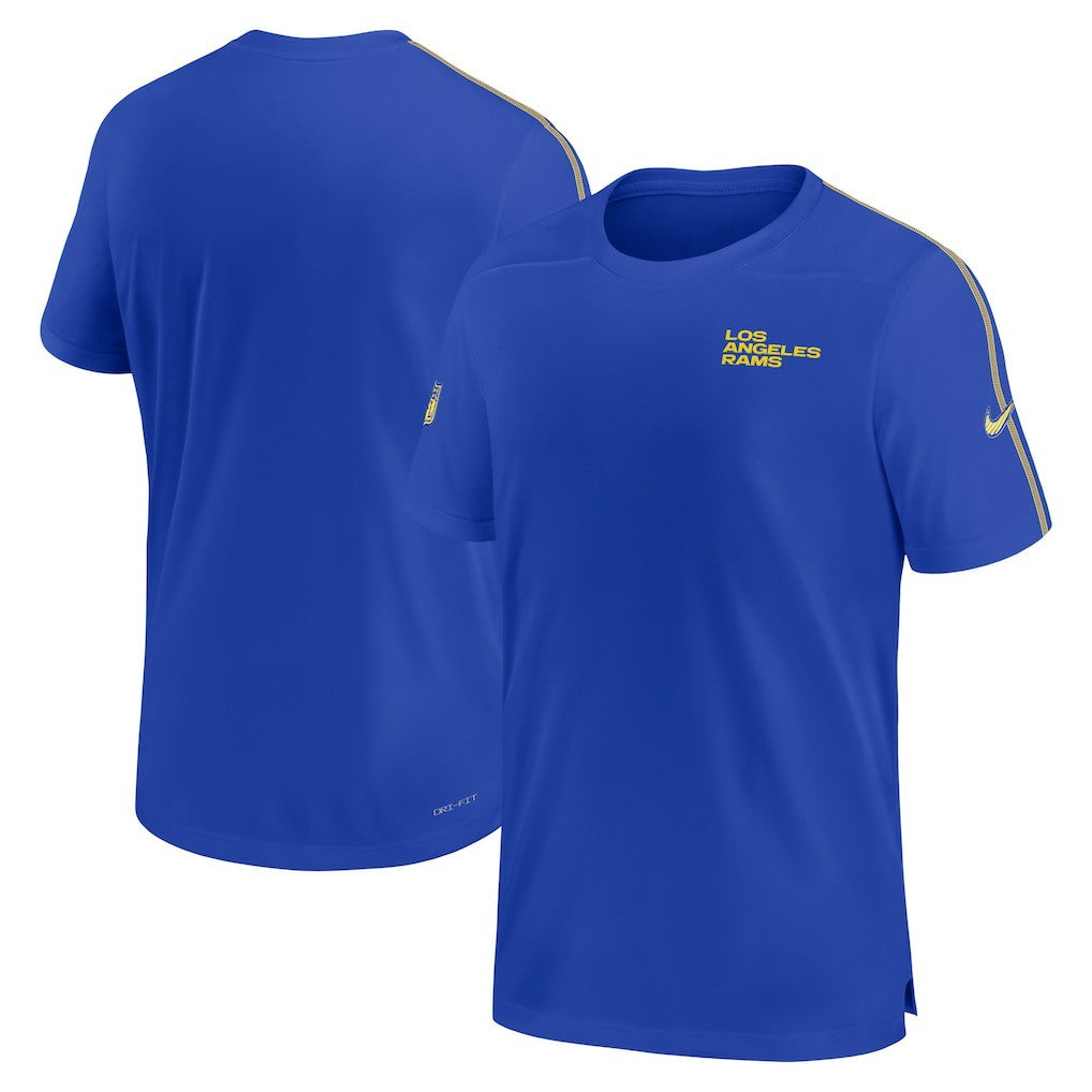 Los Angeles Rams 2024 Sideline Coach UV Performance T-Shirt - Royal | Nike outlet