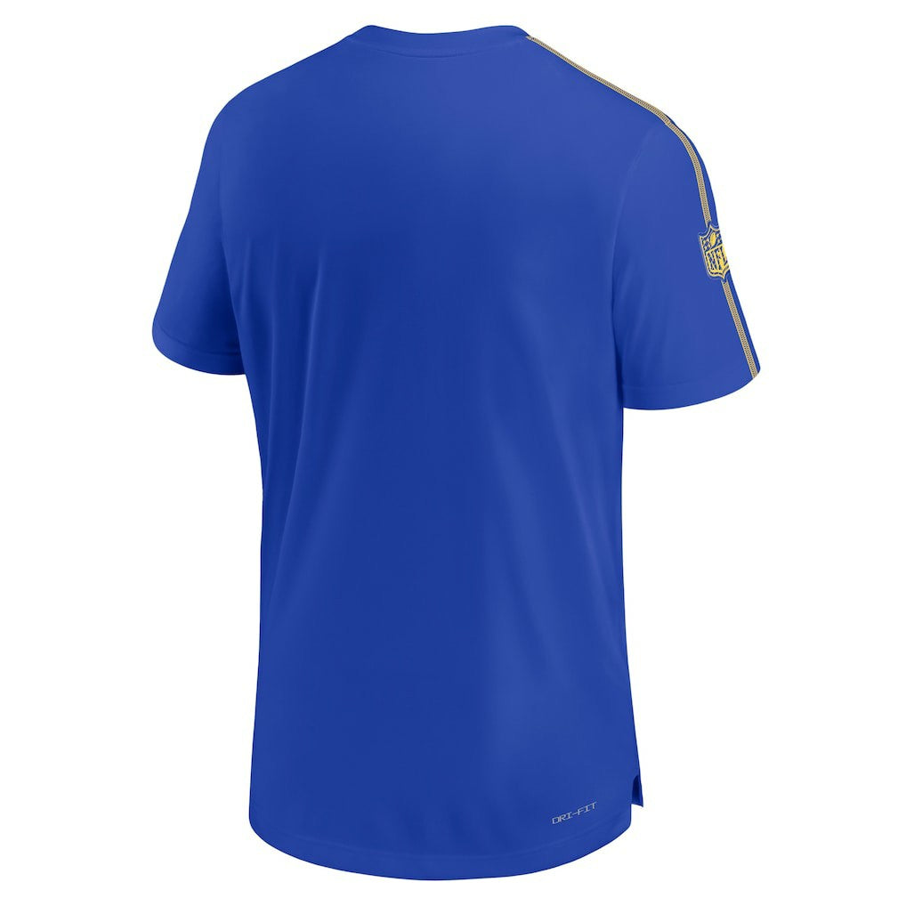 Los Angeles Rams 2024 Sideline Coach UV Performance T-Shirt - Royal | Nike outlet
