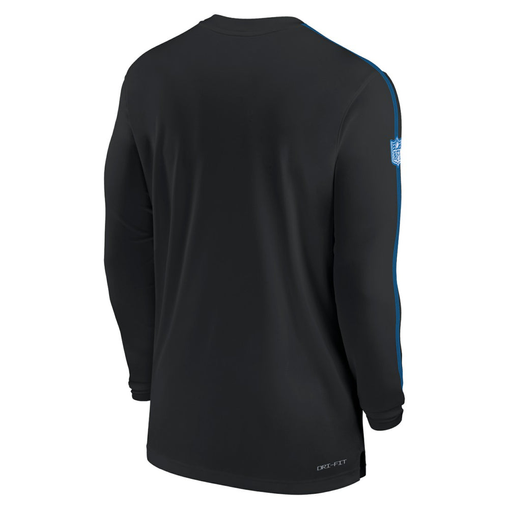 Detroit Lions Sideline Coach UV Performance Long Sleeve T-Shirt - Black | Nike outlet