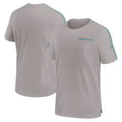 Miami Dolphins 2024 Sideline Coach UV Performance T-Shirt - Gray | Nike sale