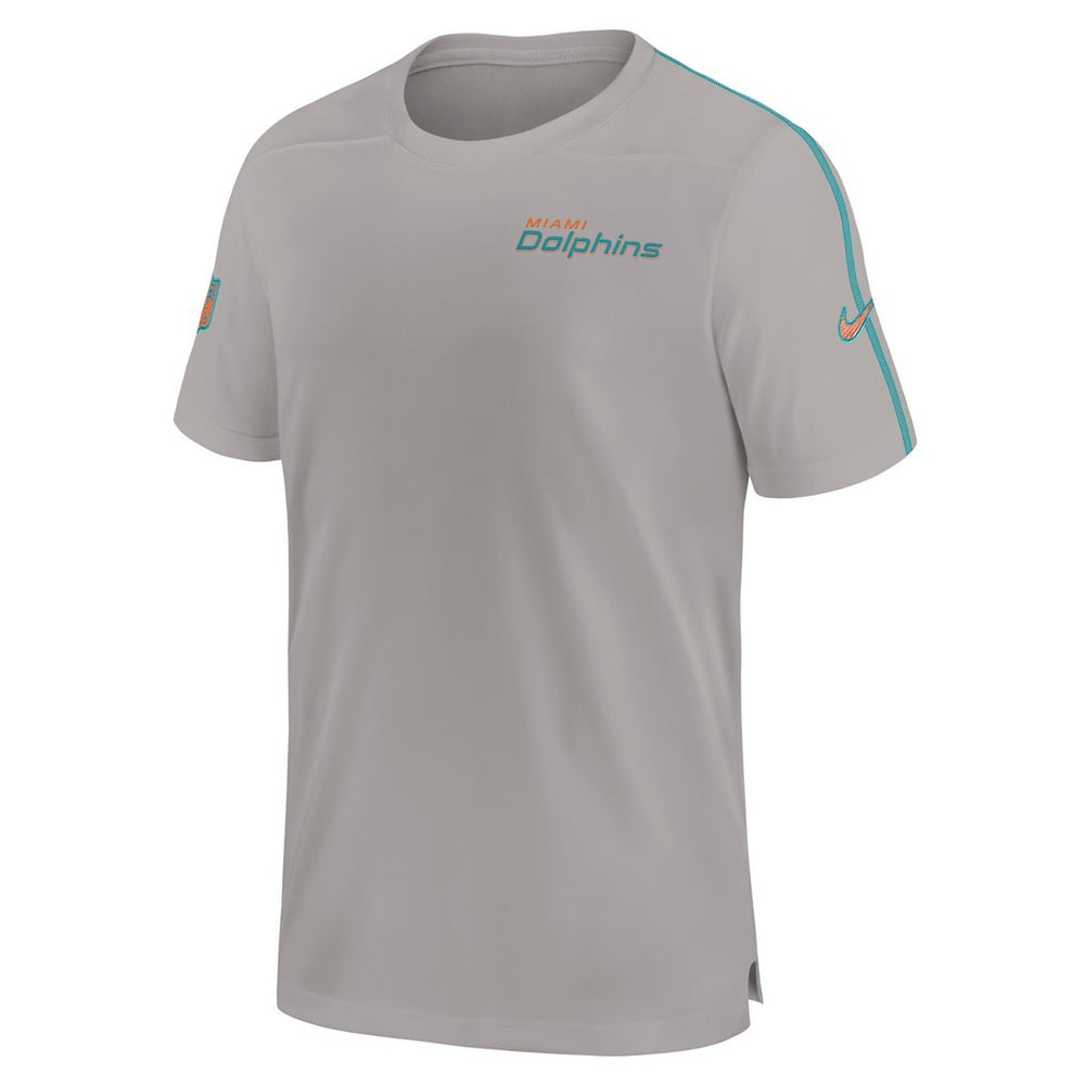 Miami Dolphins 2024 Sideline Coach UV Performance T-Shirt - Gray | Nike sale