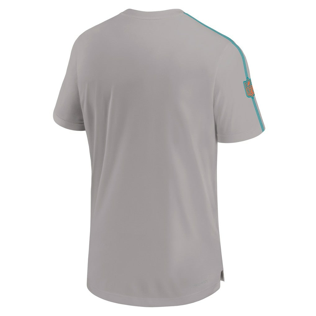 Miami Dolphins 2024 Sideline Coach UV Performance T-Shirt - Gray | Nike sale