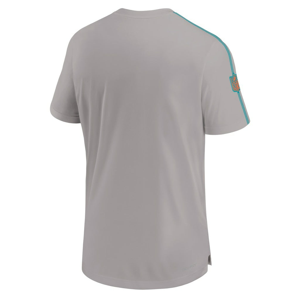 Miami Dolphins 2024 Sideline Coach UV Performance T-Shirt - Gray | Nike sale