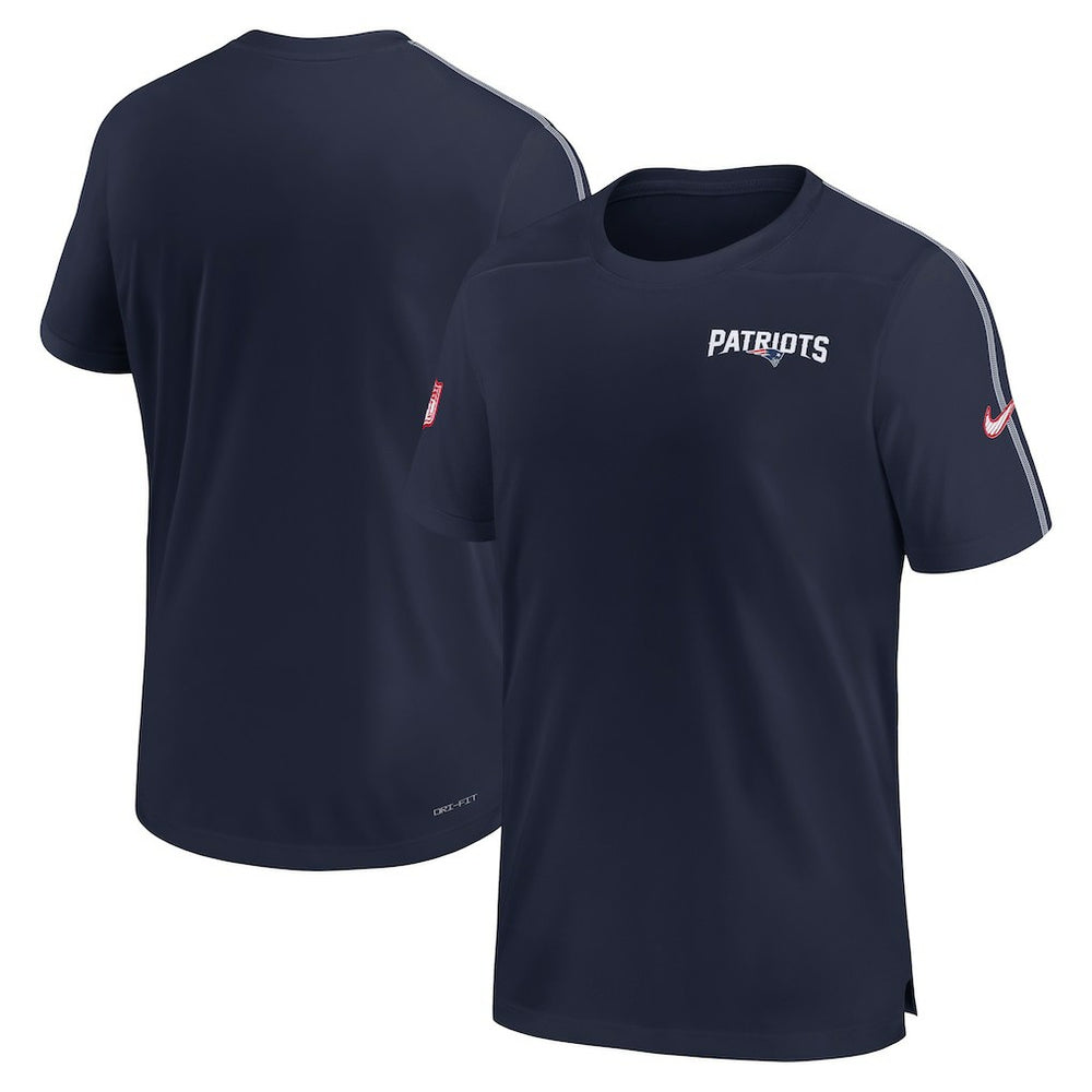 New England Patriots 2024 Sideline Coach UV Performance T-Shirt - Navy | Nike online