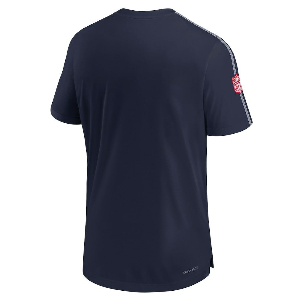 New England Patriots 2024 Sideline Coach UV Performance T-Shirt - Navy | Nike online