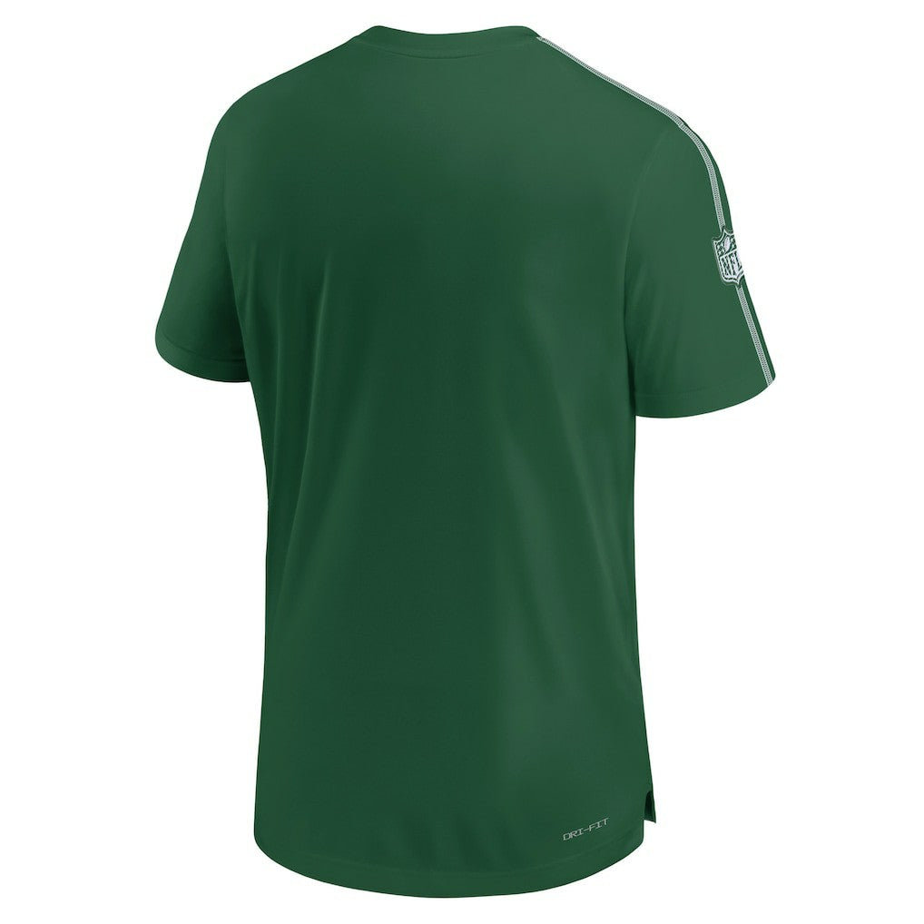 New York Jets 2024 Sideline Coach UV Performance T-Shirt - Green | Nike on sale