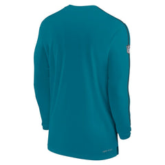 Jacksonville Jaguars Sideline Coach UV Performance Long Sleeve T-Shirt - Teal | Nike on sale