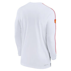 Kansas City Chiefs Sideline Coach UV Performance Long Sleeve T-Shirt - White | Nike sale