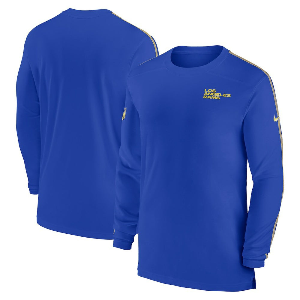 Los Angeles Rams Sideline Coach UV Performance Long Sleeve T-Shirt - Royal | Nike sale