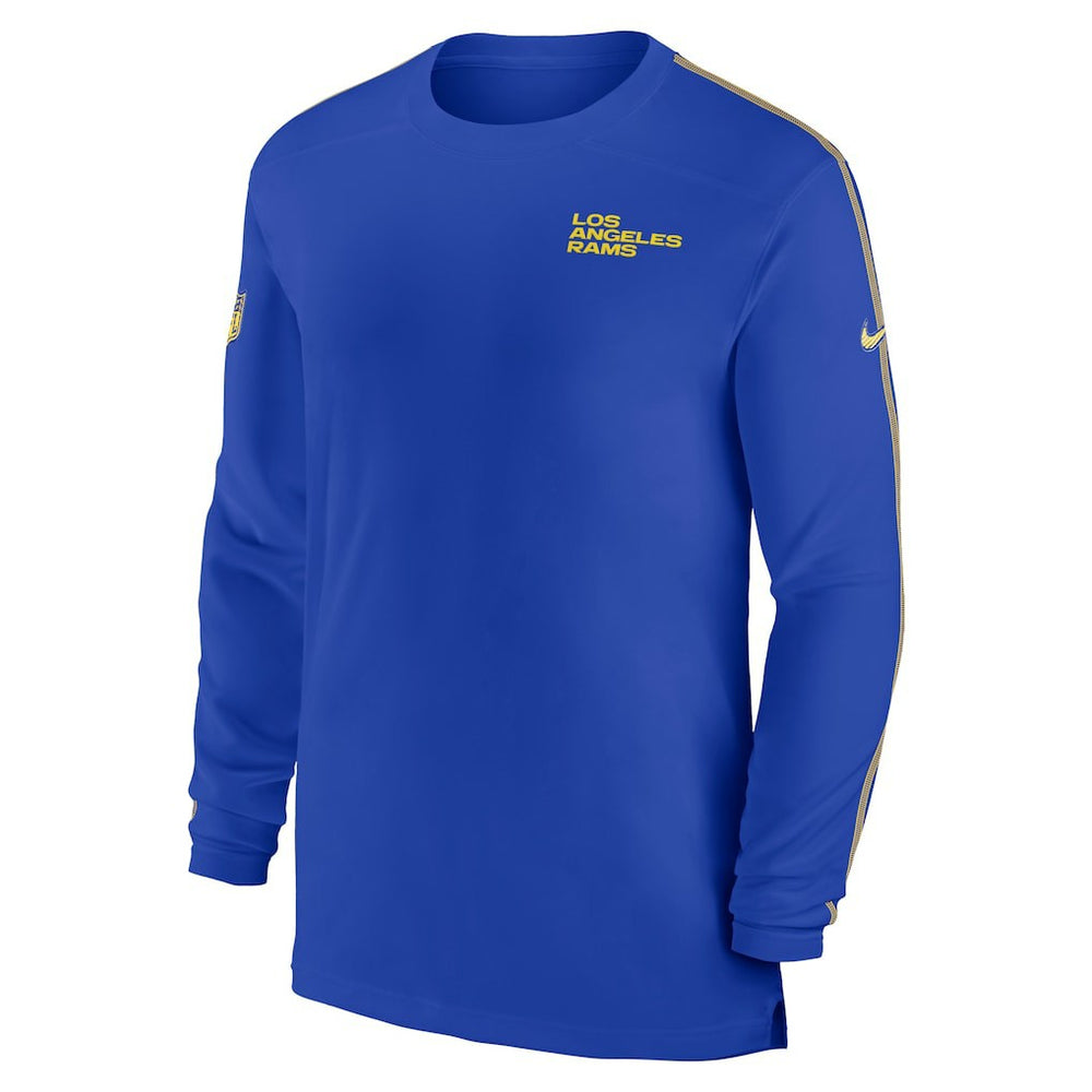 Los Angeles Rams Sideline Coach UV Performance Long Sleeve T-Shirt - Royal | Nike sale