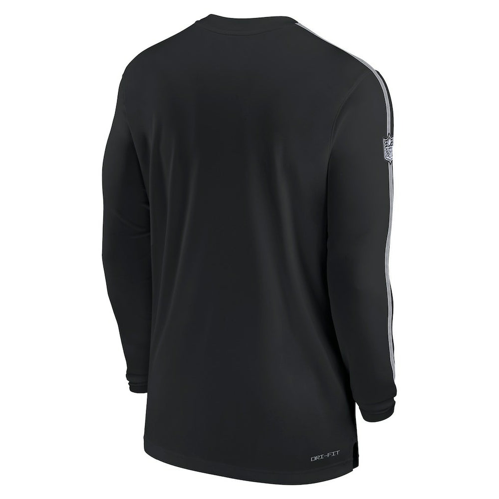 Philadelphia Eagles Sideline Coach UV Performance Long Sleeve T-Shirt - Black | Nike on sale