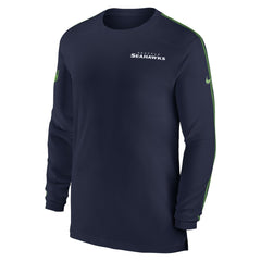Seattle Seahawks Sideline Coach UV Performance Long Sleeve T-Shirt - College Navy | Nike on sale