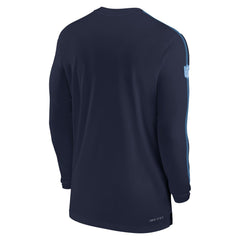 Tennessee Titans Sideline Coach UV Performance Long Sleeve T-Shirt - Navy | Nike outlet