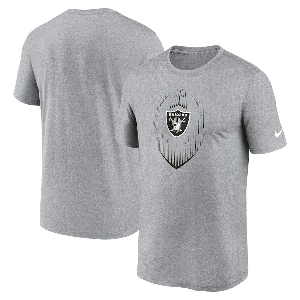 Las Vegas Raiders Primetime Legend Icon Performance T-Shirt - Heather Gray | Nike for sale